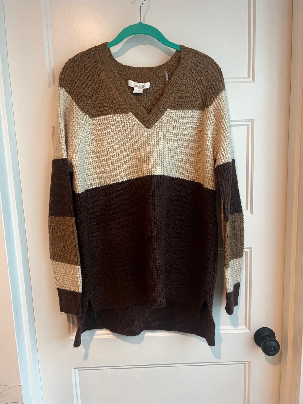 Natural Reflections Brown Knit Sweater